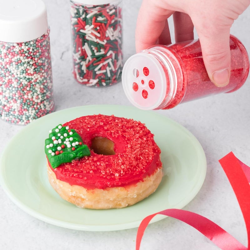 Sweets Indeed Christmas Sprinkles Mix – 10.90 oz Holiday Blend | Edible Jimmies, Nonpareils & Sugar Pearls - Image 5